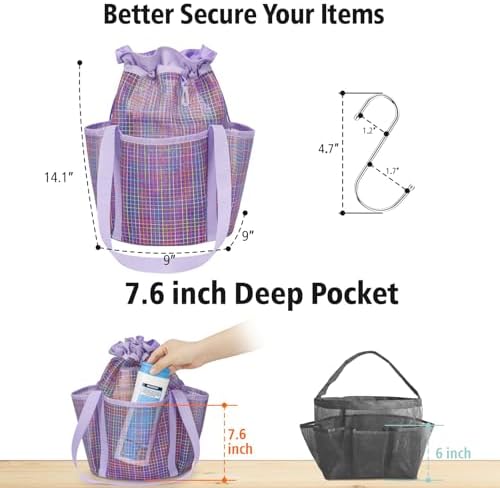 Mesh Shower Caddy Portable - Image 5