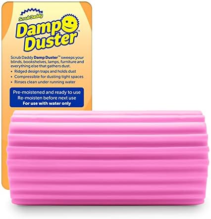Scrub Daddy Damp Duster, Ridged Wet Dust Sponge by ScrubDaddy