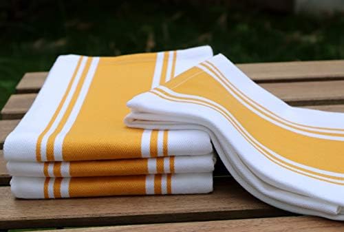 AMOUR INFINI Kitchen Towels 100% Cotton Pack of 4, Highly Absorbent Quick - Image 5