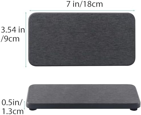 NiuYichee 2Pcs Stone Soap Trays Water Absorbing Diatomite Coaster - Image 3