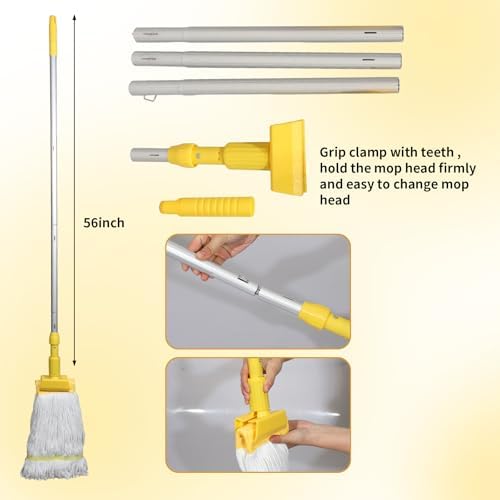 Midoneat Mop Bucket with Wringer, 22 Qt, Floor Cleaning - Image 5