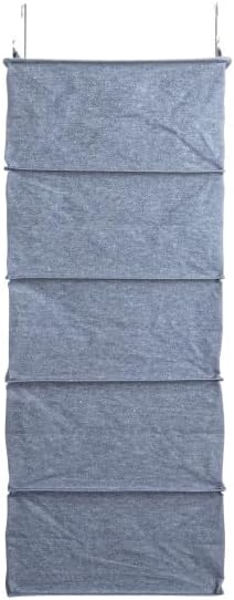 Household Essentials Hanging Cotton Blend and Plastic Closet Shoe Organizer - Image 5