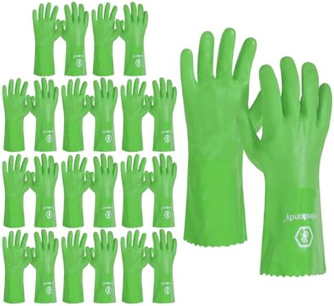 HANDLANDY Chemical Gloves, Heavy Duty Cleaning Gloves by HANDLANDY