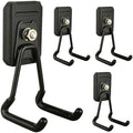 Heavy Duty Magnetic Garage Hooks, 4 Pack Rubber Coated Strong Magnet Hooks by Unknown