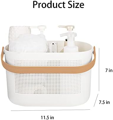 Plastic Portable Shower Caddy Basket, Storage Organizer, 2 Pack - Image 5