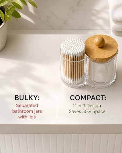 2-in-1 Cotton Swab and Cotton Round Holder - Image 4