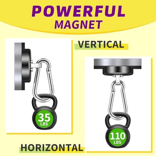 Heavy Duty Magnetic Hook, 10 Pack - Image 3
