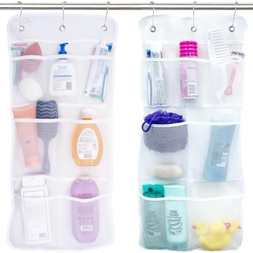 S&T INC. Shower Organizer and Caddy, 2 Pack by STINC