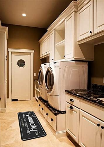 Laundry Room Long Rug Area Rug Non-Slip Floor Mat Waterproof Farmhouse Carpet - Image 4