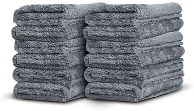 Adam's Borderless Grey Microfiber Towel by AdamsPolishes