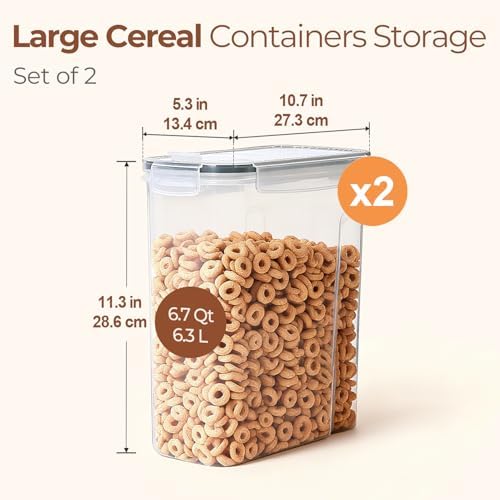ComSaf Airtight Cereal Storage Containers - Image 3
