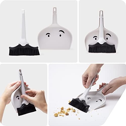 Peleg Design Dustache Small Dustpan and Brush Set, Mini Broom and Dustpan Set - Image 5
