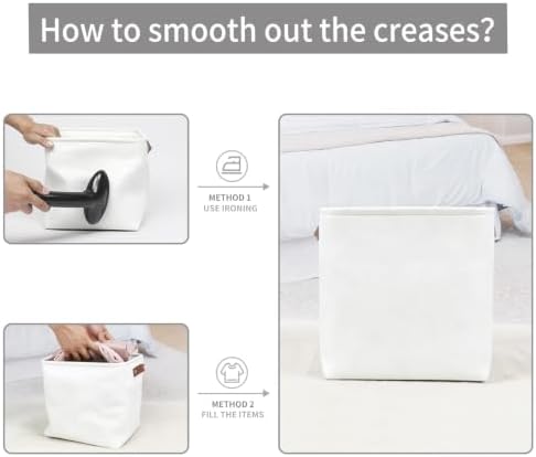 Bagnizer Collapsible Fabric Storage Cubes 11x11 Cube Storage Bins, 4 Pack - Image 7