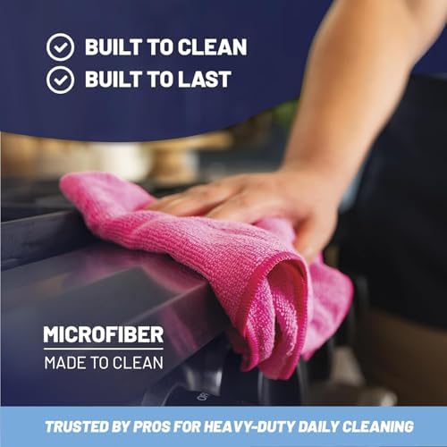 MW PRO Microfiber Cleaning Cloths Yellow - Image 4
