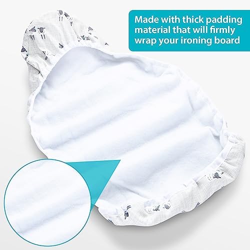 Seiritex Table Top Ironing Board Cover 12 x 32 inch, 3 Layers Small Iron Board - Image 4