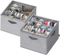 SONGMICS Shoe Organizer for Closet, 2 Pack Fabric Bins, Fits up to 32 Pairs by Unknown