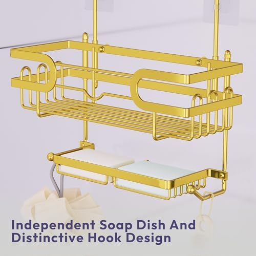 SWTYMIKI Over the Door Shower Caddy Hanging - Image 4