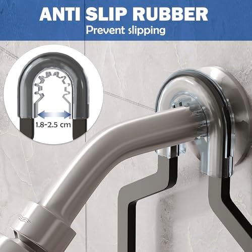 Aluminum Shower Caddy Hanging for Handheld Showerheads, Never Rust Shower - Image 3