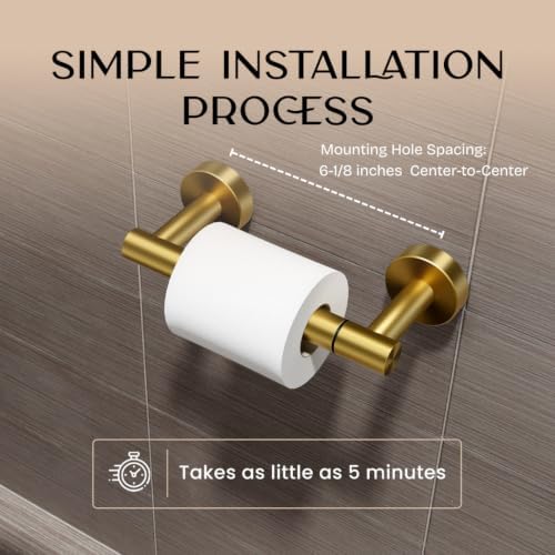 Day Moon™ Toilet Paper Holder Wall Mount, Modern Roll Holder - Image 5