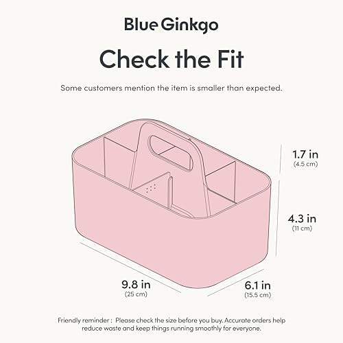 BLUE GINKGO Stackable Organizer Caddy, Made in Korea - Image 3