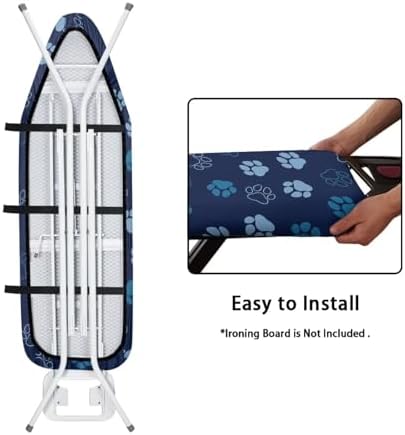 Bone Dog Paw Ironing Board Covers Durable Stain Resistant Hook and Loop - Image 4