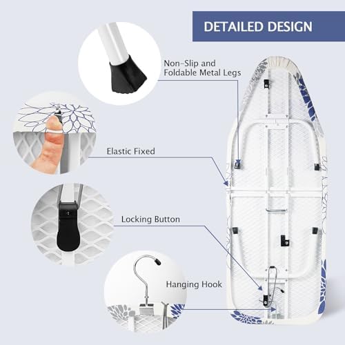 SheeChung Small Ironing Board 12"x32", Mini Tabletop Ironing Board - Image 3