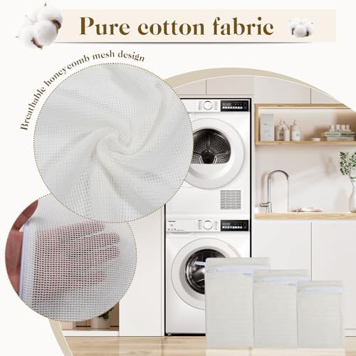 5-Piece Organic Cotton Laundry Bags - Image 3