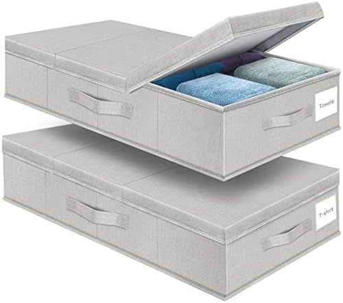 Supowin 2Pack Large Underbed Storage Containers Bin by Supowin
