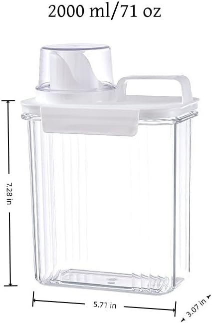Laundry Detergent Dispenser-2 Pack, 70 oz Detergent Dispenser - Image 2