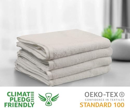 Urban Villa Kitchen Towels Cotton Dish Towels 20”x30” White - Image 3