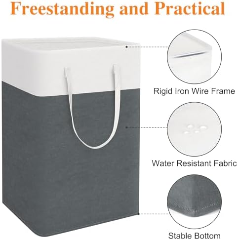 TasticTotes Laundry Basket 3-Pack, Laundry Hamper - Image 4