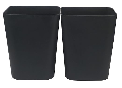 1.6 Gallon Small Trash Can Bathroom Wastebasket Garbage Can by Feiupe