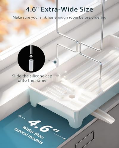 Minimalist Sink Caddy, Rustproof Sponge Holder - Image 4