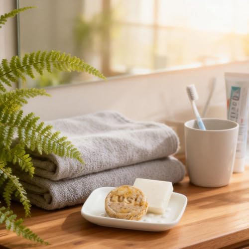 Miamolo Soap Dish, Ceramic Soap Holder Shower Soap Dish - Image 6