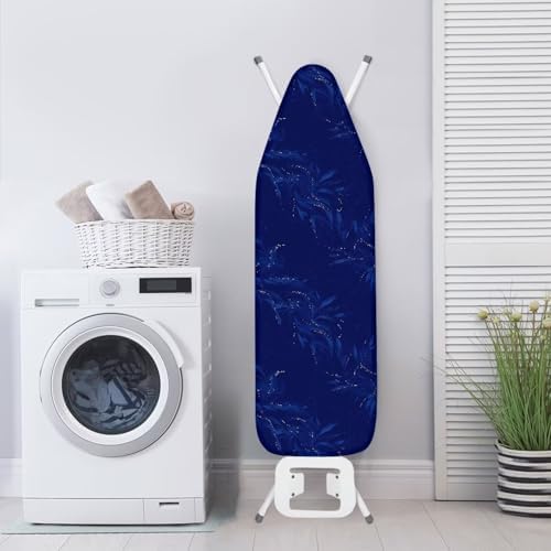 Abstract Graphic Ironing Board Cover 15x54 Inch, Retro Leaf Texture Brush Art - Image 3