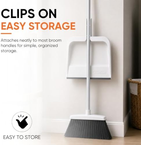 Superio Clip-On Dustpan with Rubber Lip - Image 3