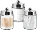 3PC Apothecary Jar Canisters Bathroom Vanity Organizer by Komashr