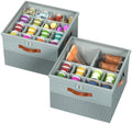 Shoe Organizer for Closet, 2 Pack Foldable Shoe Storage Organizer Box Bin by Unknown