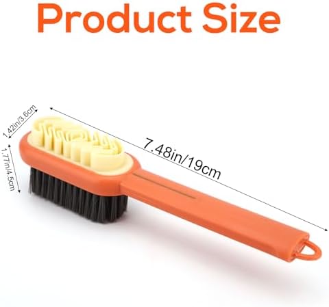Suede Shoes Brush, 2 Way Suede Nubuck Cleaning Rubber Brush Eraser - Image 2