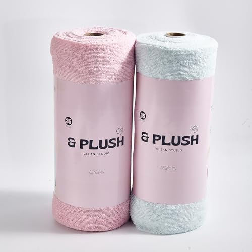 & PLUSH Microfiber Cleaning Cloth Roll by Plush-CleaningStudioUSA