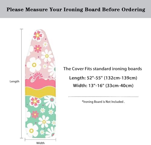 Daisy Floral Ironing Board Cover - Image 6