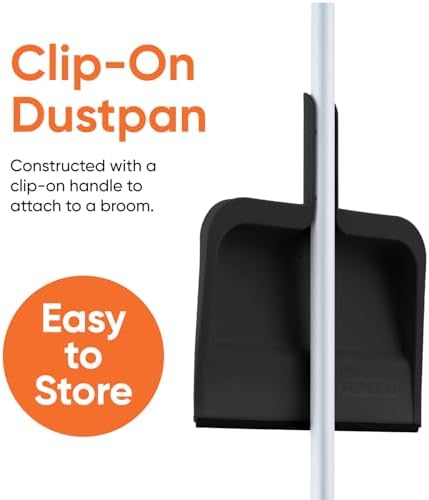 Superio Clip-On Dustpan with Rubber Lip - Image 3