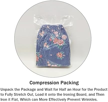 Ironing Board Cover and Pad Standard Size 15" x 54", 3 Pairs of Hook and Loop - Image 6