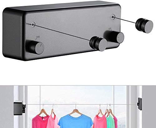 JOOM Retractable Clothesline Indoor, Dual 2 x 13.8 FT Clothes Lines by JOOM