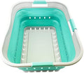 SAMMART 42L Collapsible Plastic Laundry Basket by SAMMART