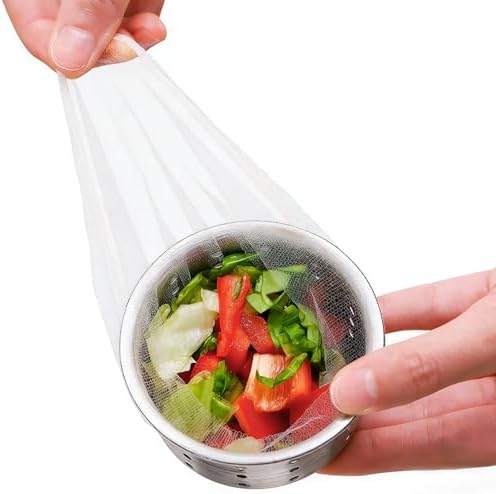 500 PCS Disposable Kitchen Sink Drain Strainer Mesh Bag by Unknown