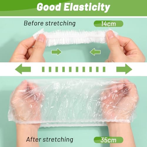 300Pcs Reusable Elastic Food Bowl Storage Covers, Sublaga Bowl Covers, Dish - Image 2