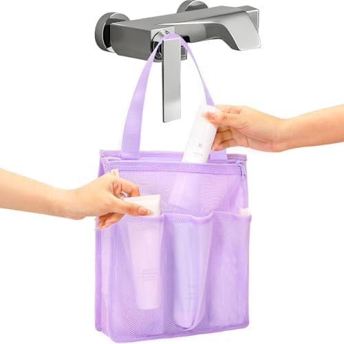famichan Portable Mesh Shower Caddy, Gym Travel Camp Dorm Room Essentials by famichan