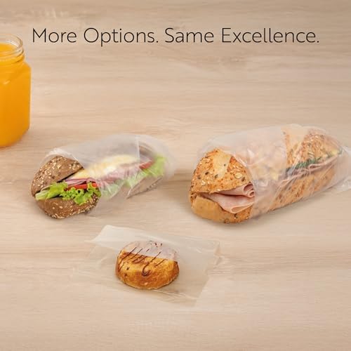Restaurantware Plastic Food Wraps 10000 Pack of 10.75" x 12" Pre-Cut Clear - Image 5