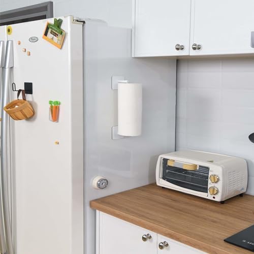 Magnetic Paper Towel Holders Heavy Duty Steel Brushed Holder - Image 2